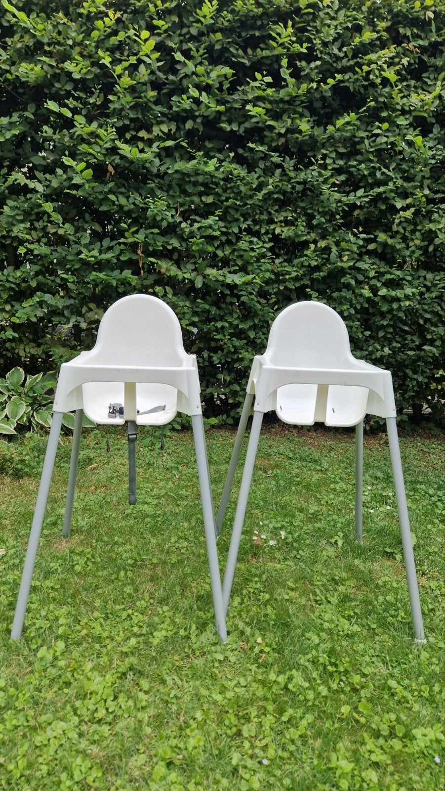 2x IKEA Antilop kinderstoel (1x met gordel), Ophalen, Gebruikt, Overige typen, Gordel(s)