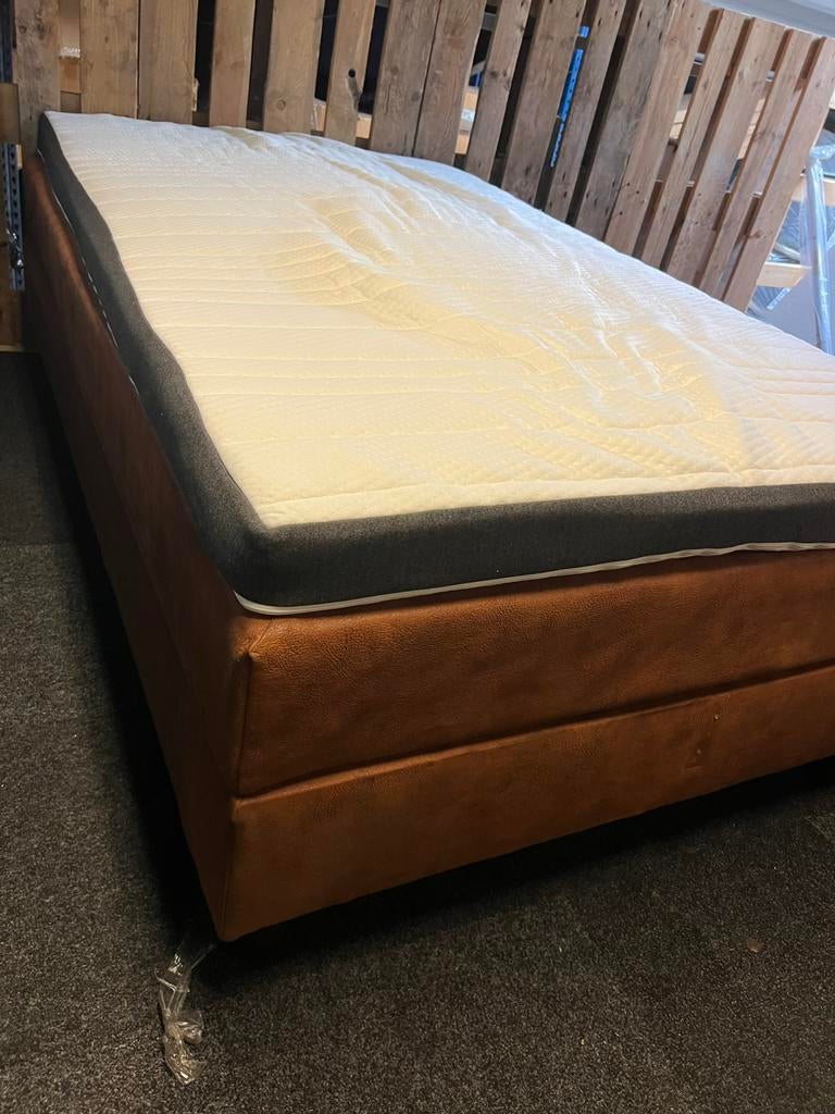AKTIE BOXSPRING UITVERKOOP, ZIE NOTITIE, Overige kleuren, Ophalen of Verzenden, Zo goed als nieuw, Twijfelaar
