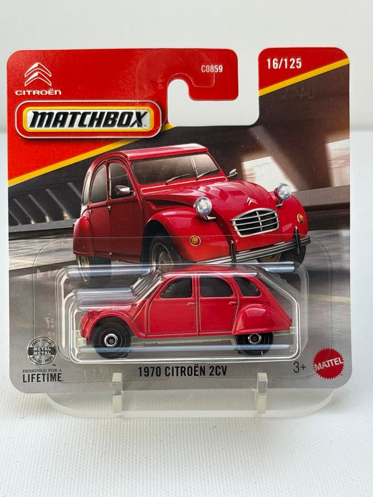 Matchbox 1970 Citroën 2CV - Nieuw in verpakking, Auto, Nieuw, Ophalen of Verzenden, Mattel