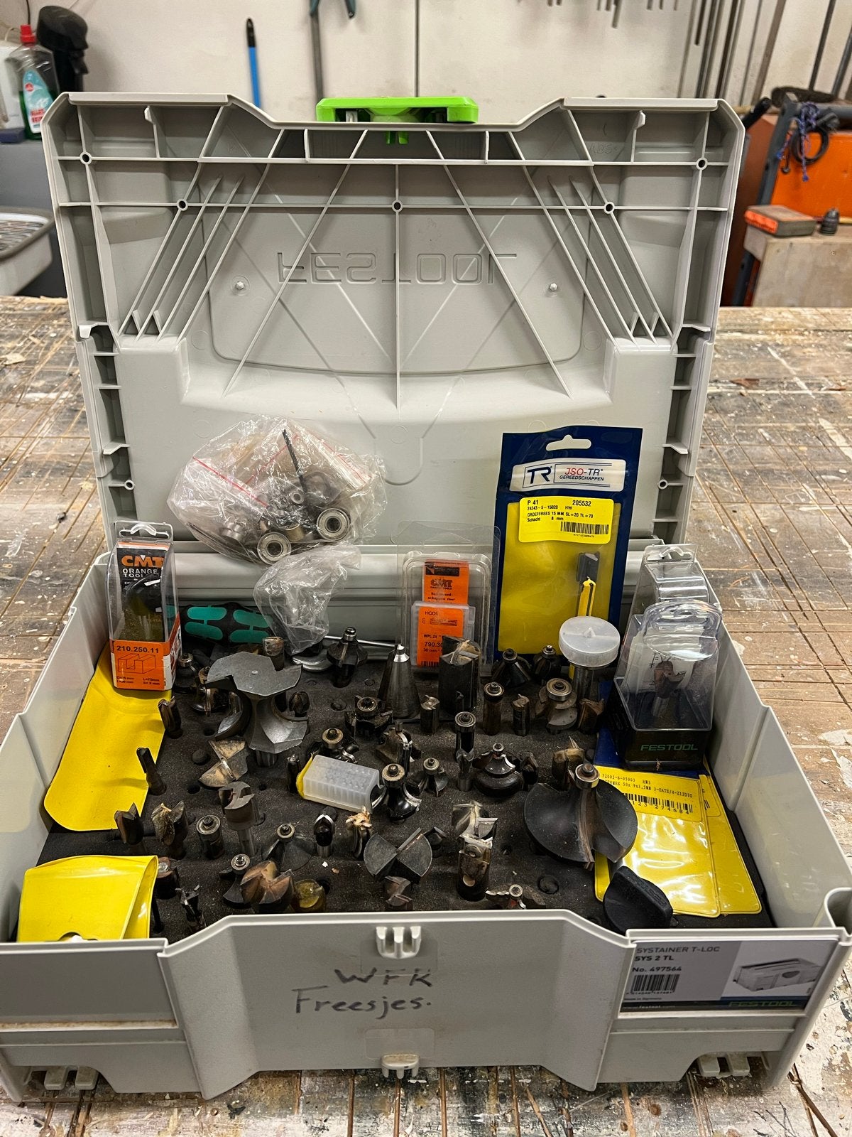Uitgebreide set freesjes in Festool Systainer, Ophalen, Gebruikt, Bovenfrees