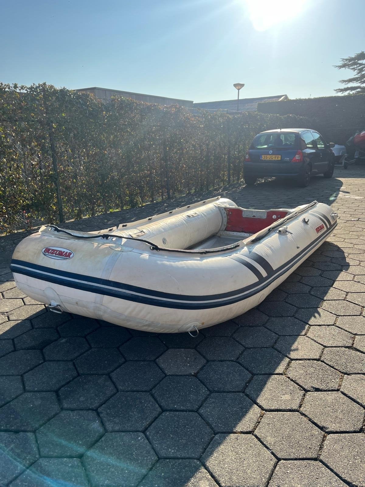 Suzumar 390 rubberboot - opknapper met aluminium vloer, Watersport en Boten, Ophalen, Aluminium, Gebruikt, Suzumar
