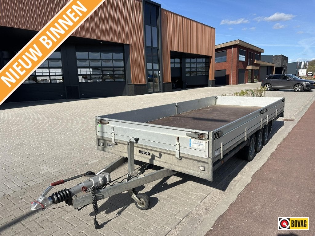 Hulco Medax-3 asser plateauwagen 3.5ton 502x203cm 4.950,- ex, Gebruikt