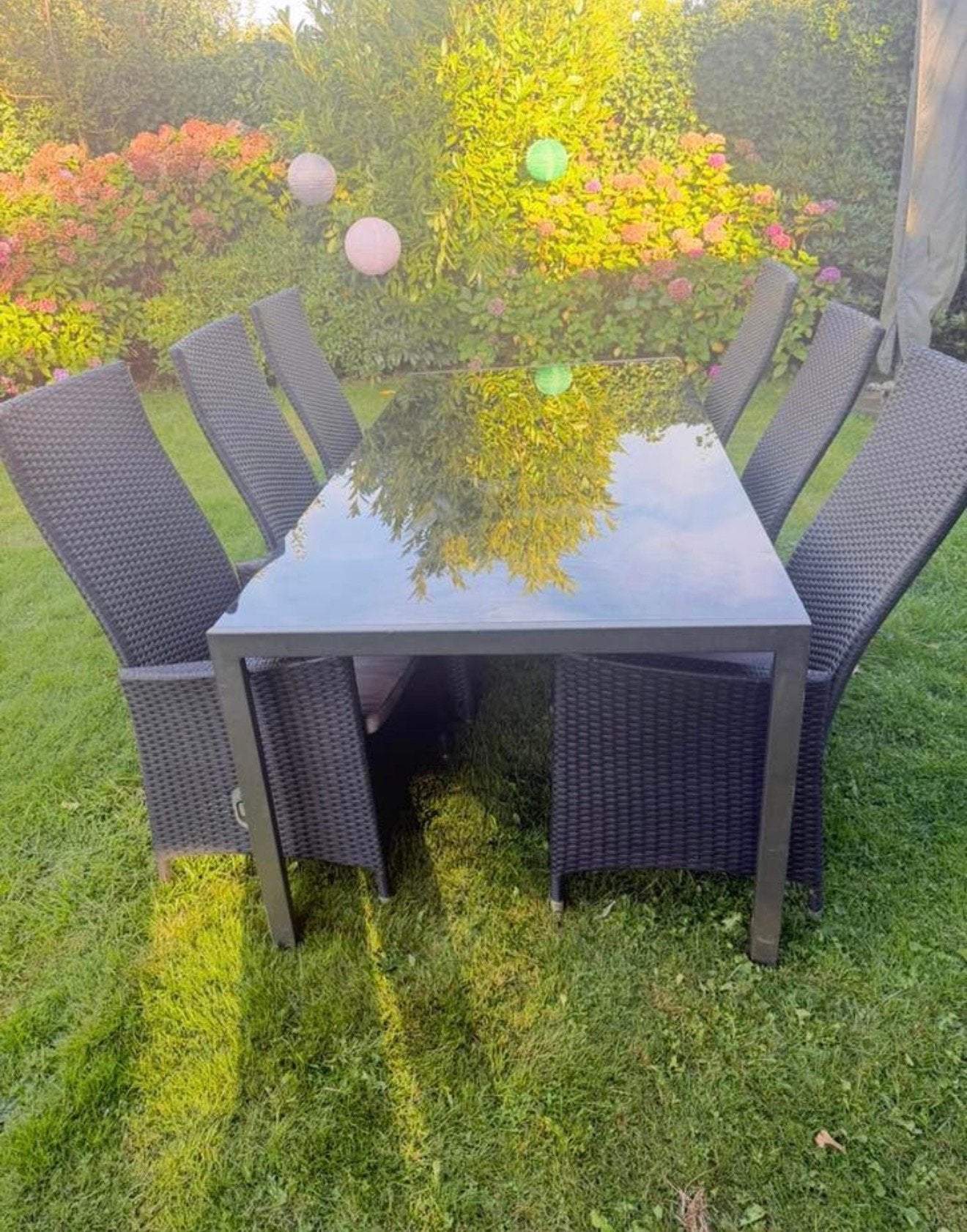 Tuinset Pure lake Collection -tafel + 6 stoelen, Ophalen, Overige materialen, Gebruikt, Eettafel