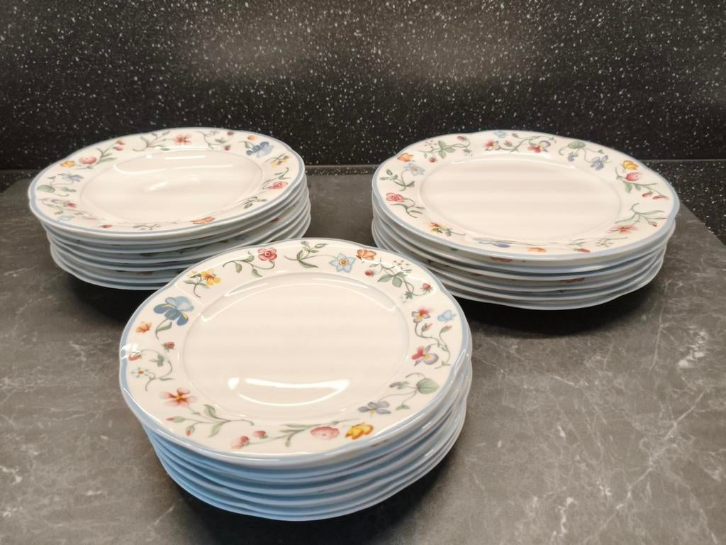 Villeroy & Boch Mariposa Servies - 89 Delig, Antiek en Kunst, Antiek | Servies compleet, Ophalen