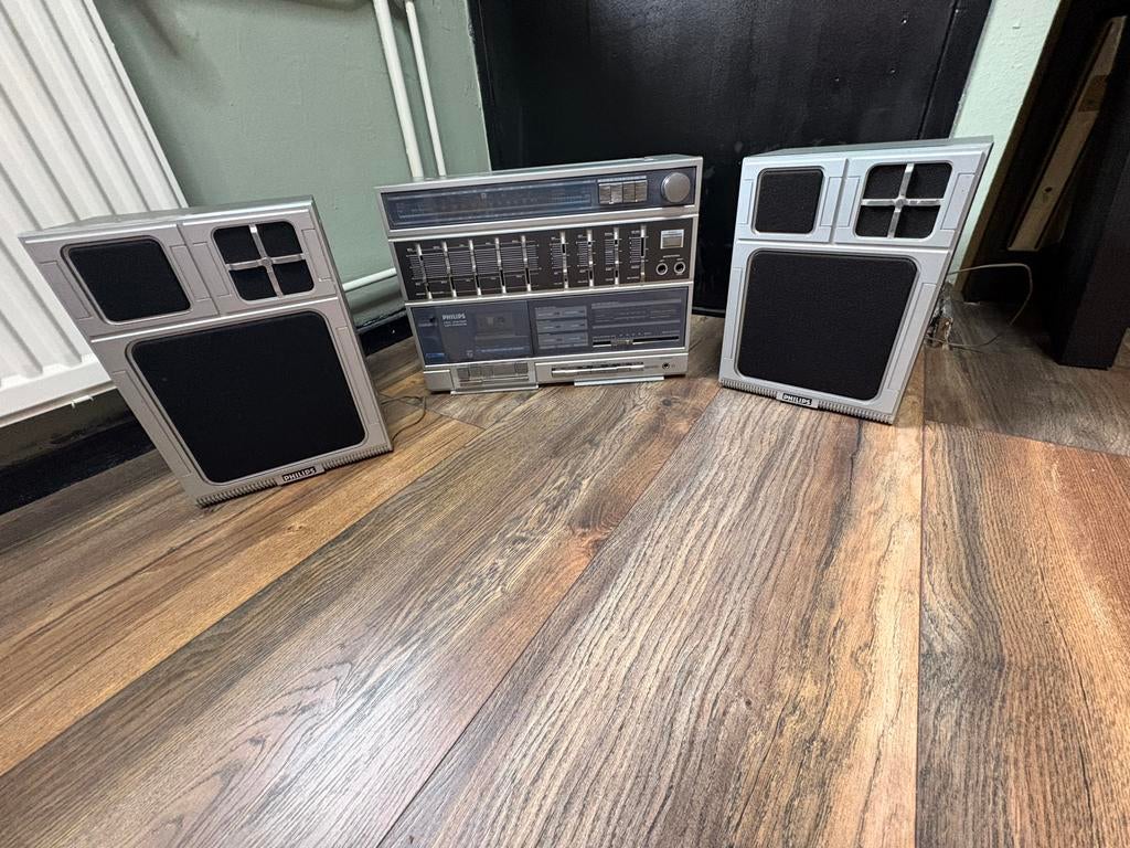 Philips D 8644/00 vintage stereo set – radio werkt, Ophalen, Philips