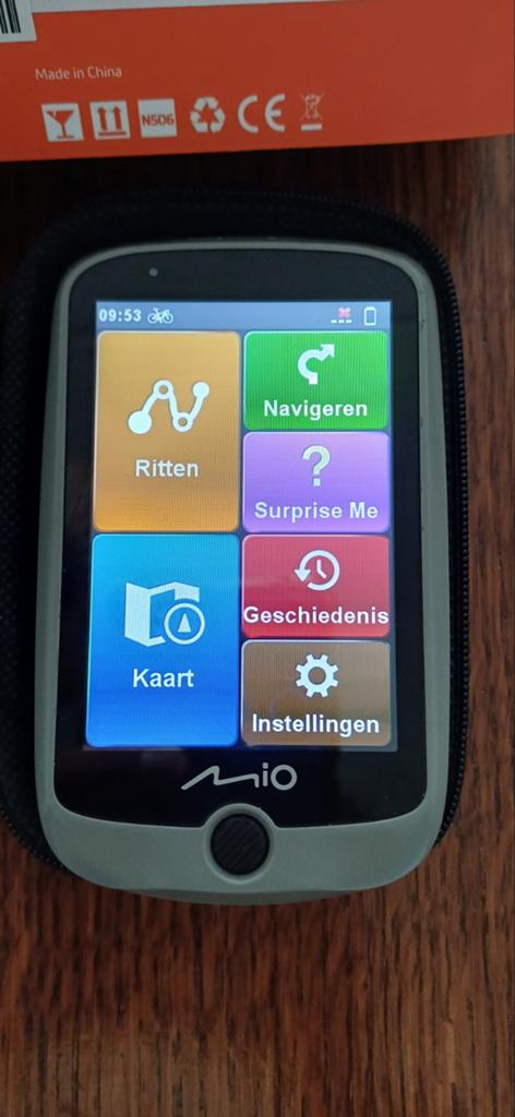Mio cyclo discover fiets navigatie, Fietsen en Brommers, Fietsaccessoires | Fietscomputers, Ophalen, Draadloos, Zo goed als nieuw