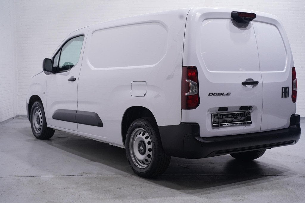 Fiat Doblò 1.5D 100pk L2 BPM vrij, Navi, Camera, Apple Carp, Auto's, Voorwielaandrijving, Gebruikt, 4 cilinders, Wit