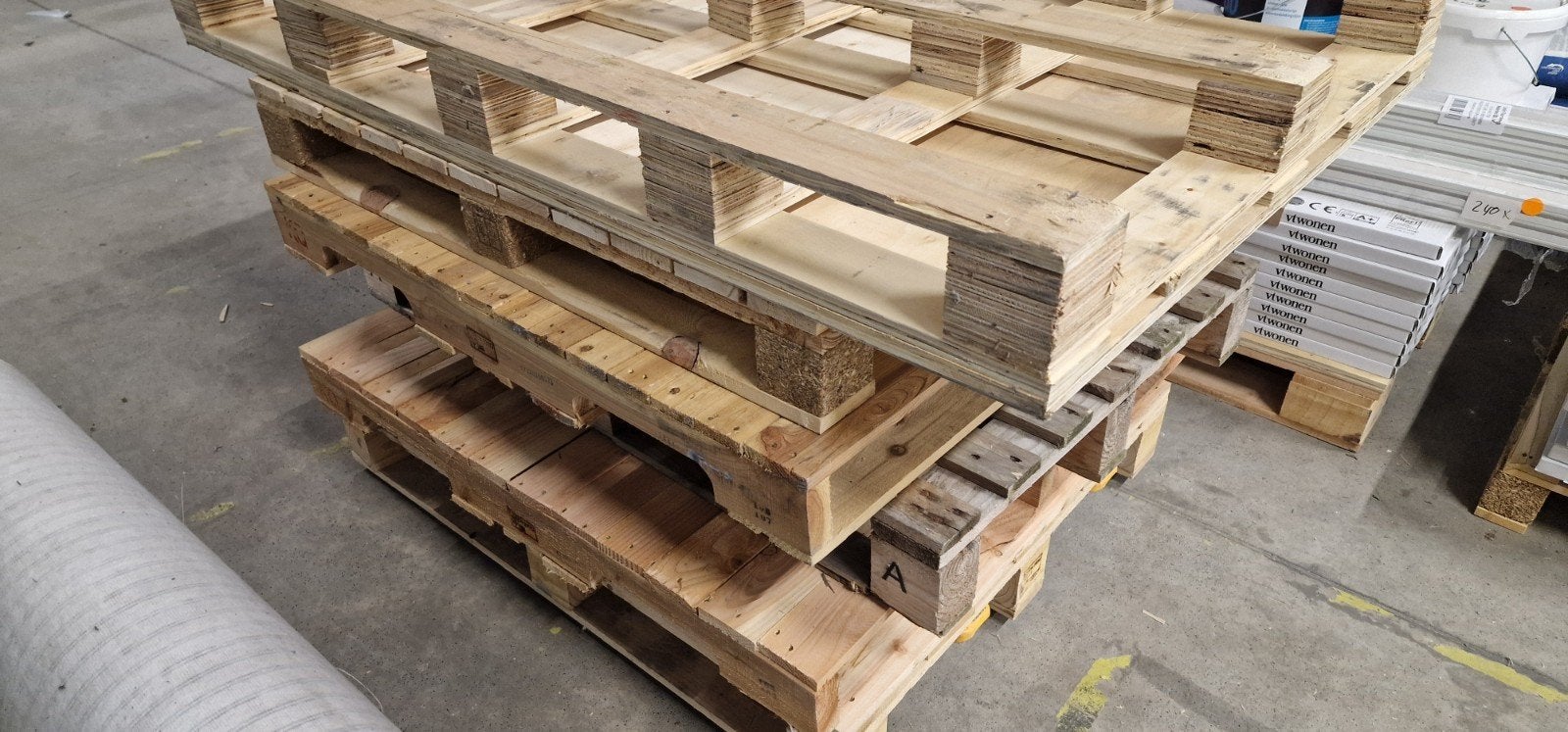 Gratis diverse schone en droge pallets af te halen in Ridder, Ophalen of Verzenden