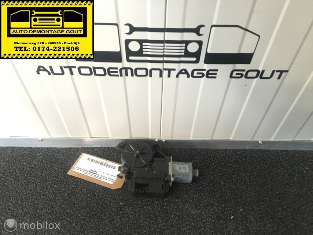 Volkswagen Polo 6R '09- Raammotor 6R0959812G Rechts A, Gebruikt, Volkswagen, Ophalen of Verzenden, Volkswagen