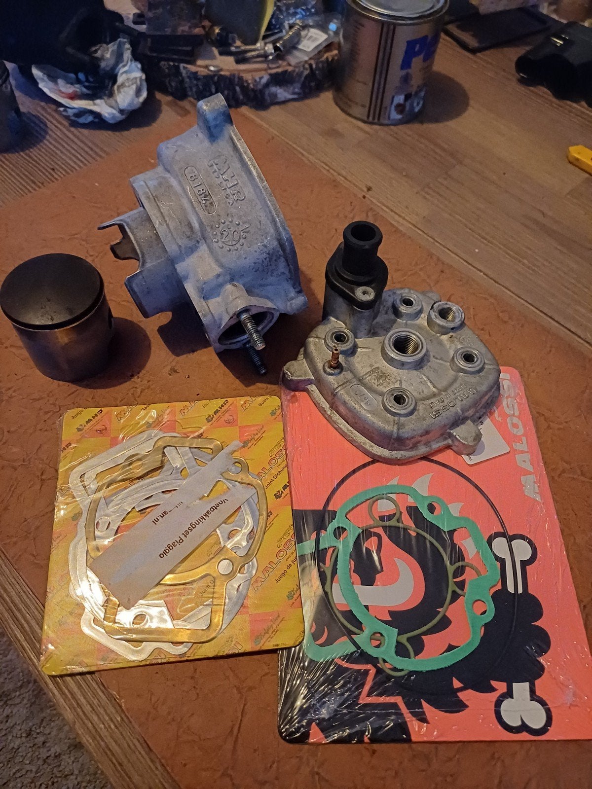 Cilinder Malossi 70 cc MHR Piaggio Watergekoeld, Ophalen of Verzenden, Zo goed als nieuw, Cilinder, Piaggio