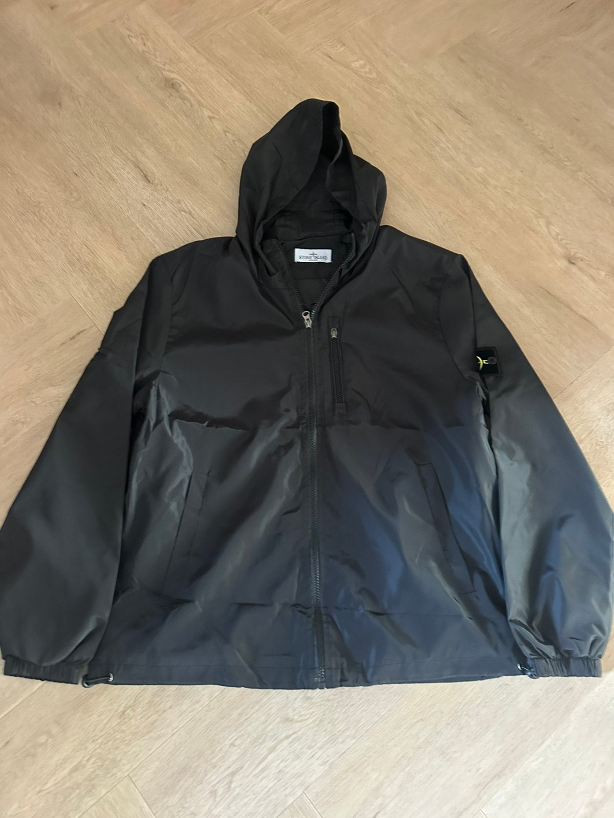 Stone island windbreker maat S, Verzenden, Zo goed als nieuw, Maat 46 (S) of kleiner, Zwart
