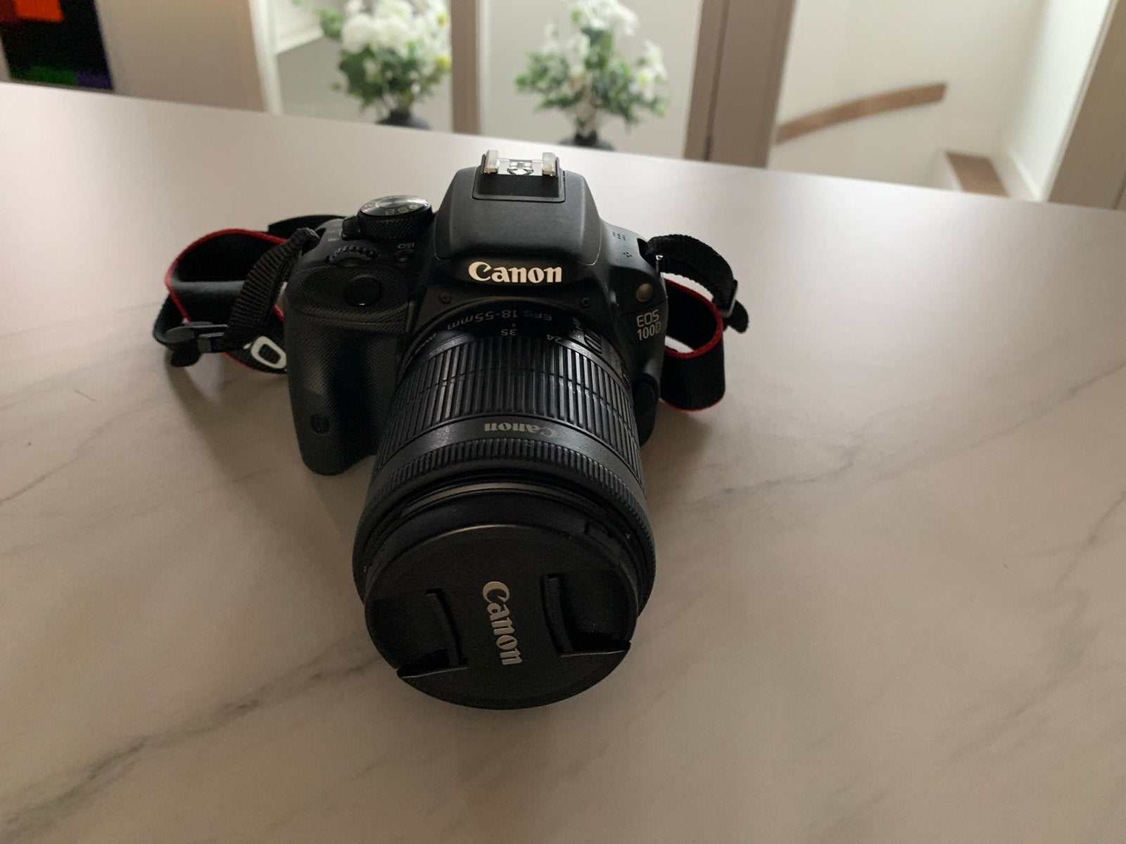 Canon EOS 100D Spiegelreflexcamera met 2 lenzen en tas, Audio, Tv en Foto, Fotocamera's Digitaal, Ophalen, Spiegelreflex, Canon