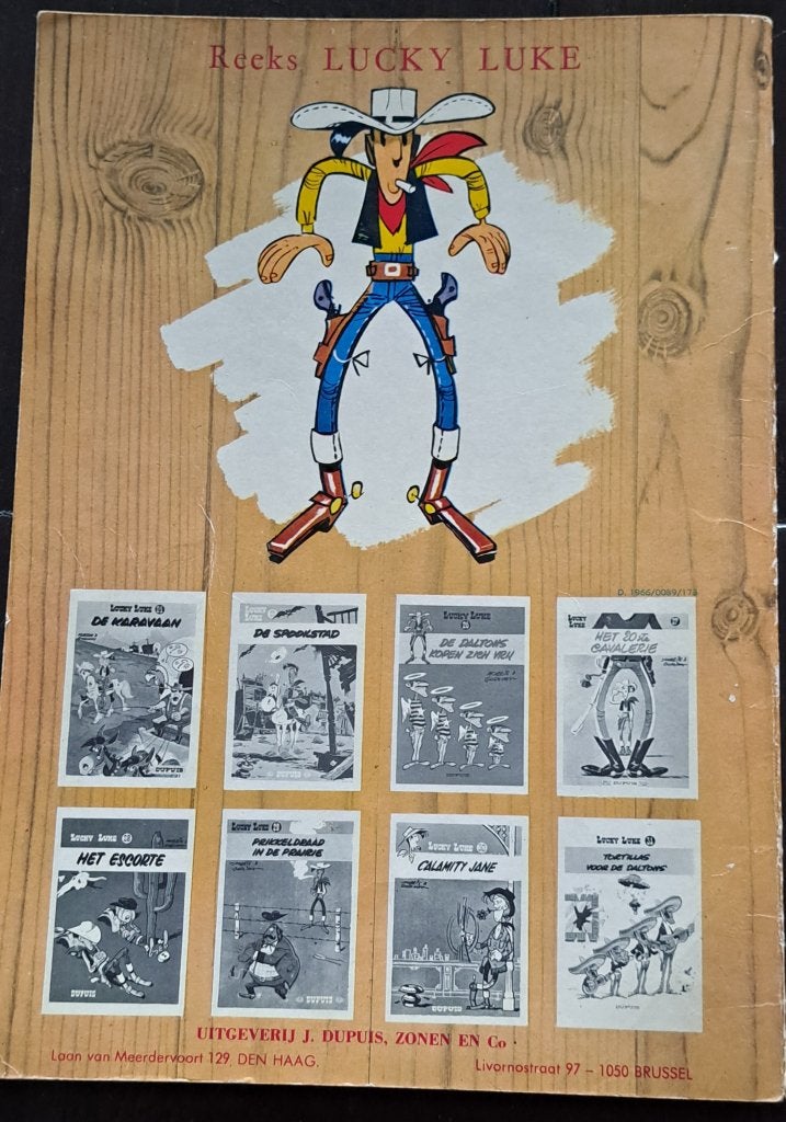 Lucky Luke (18) - In de schaduw der boortorens, Eén stripboek, Ophalen of Verzenden, Gelezen