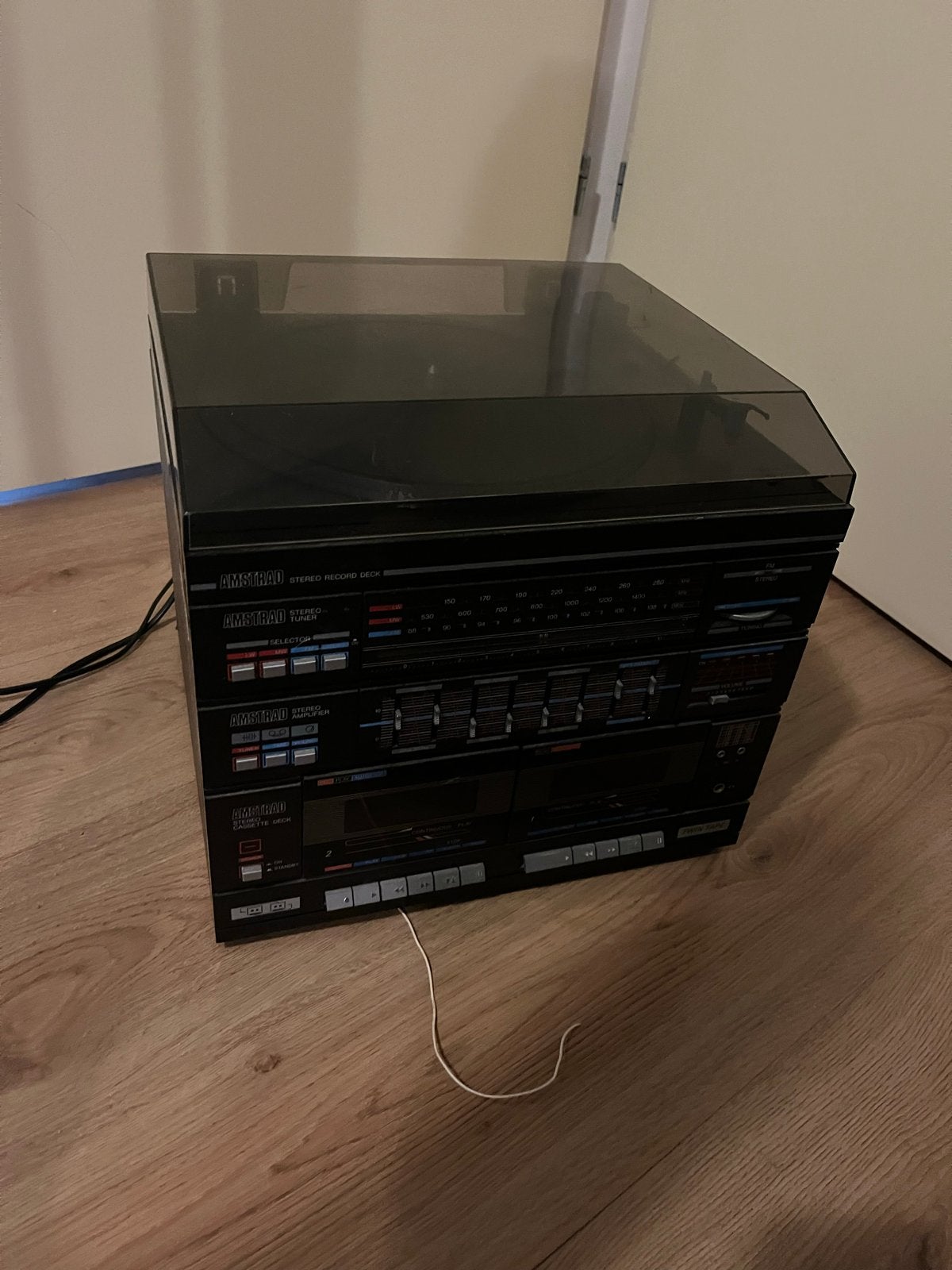 Amstrad Stereo Record Deck - Vintage Hifi Set, Gebruikt, Cassettedeck, Losse componenten, Ophalen