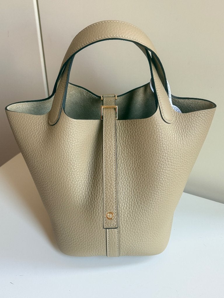 Hermes Picotin 18 new bag, Ophalen, Nieuw, Beige, Handtas