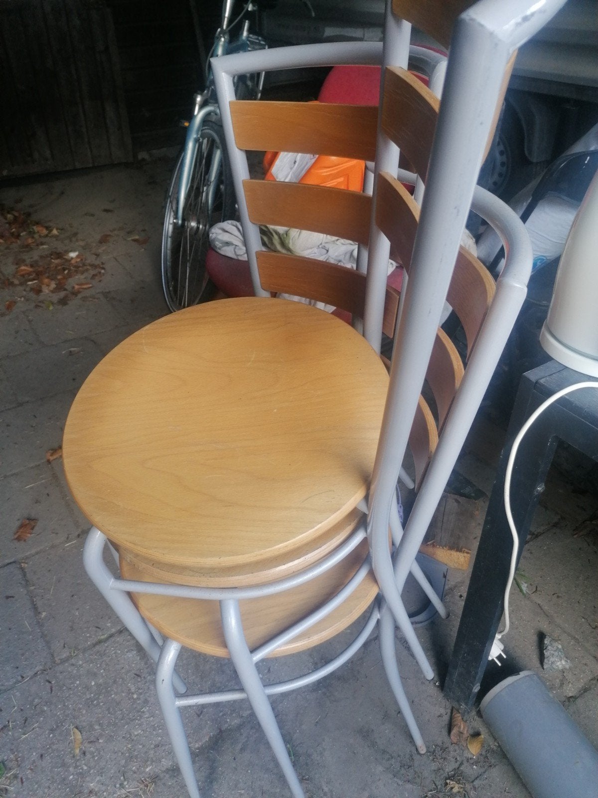3 stoeltjes, Antiek en Kunst, Antiek | Meubels | Stoelen en Banken, Ophalen