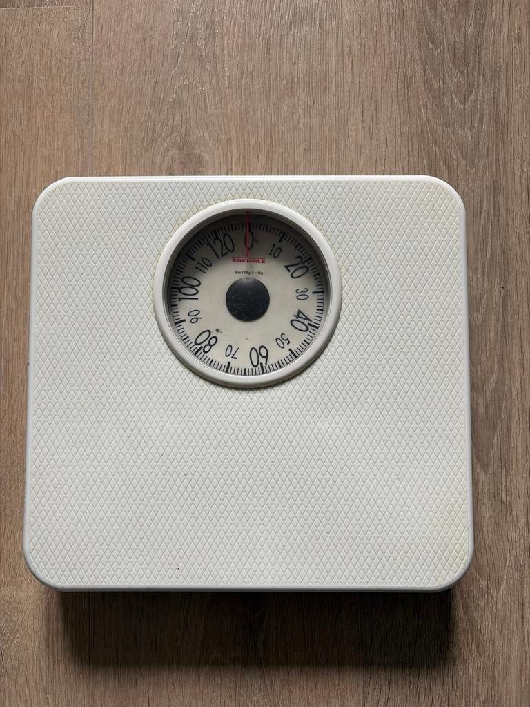 Personenweegschaal - Analoog, Max 130kg, Ophalen, Gebruikt, Analoog, 100 kg of meer