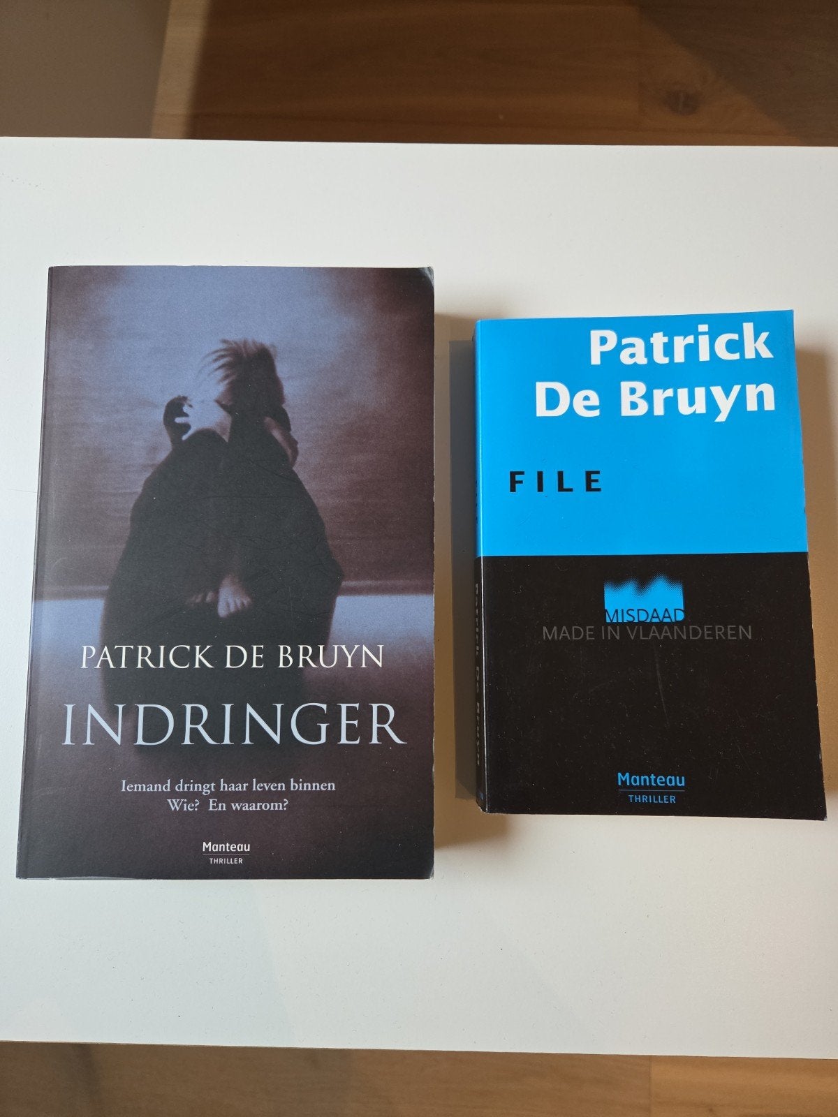 Patrick De Bruyn - Indringer & File (Thrillers), Ophalen of Verzenden, Gelezen, Patrick De Bruyn, België