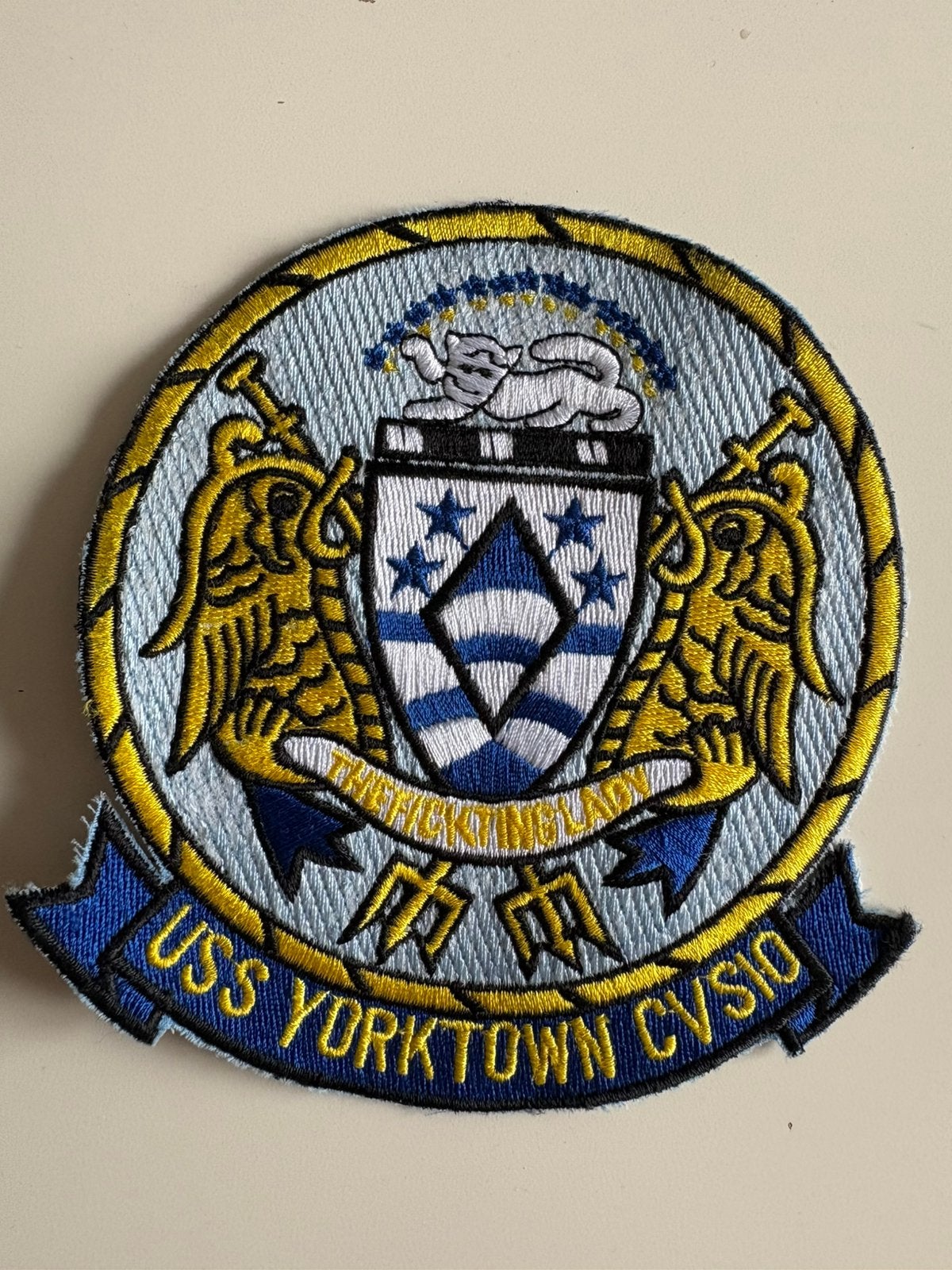 US Navy USS Yorktwn CVS-10 patch, Ophalen of Verzenden