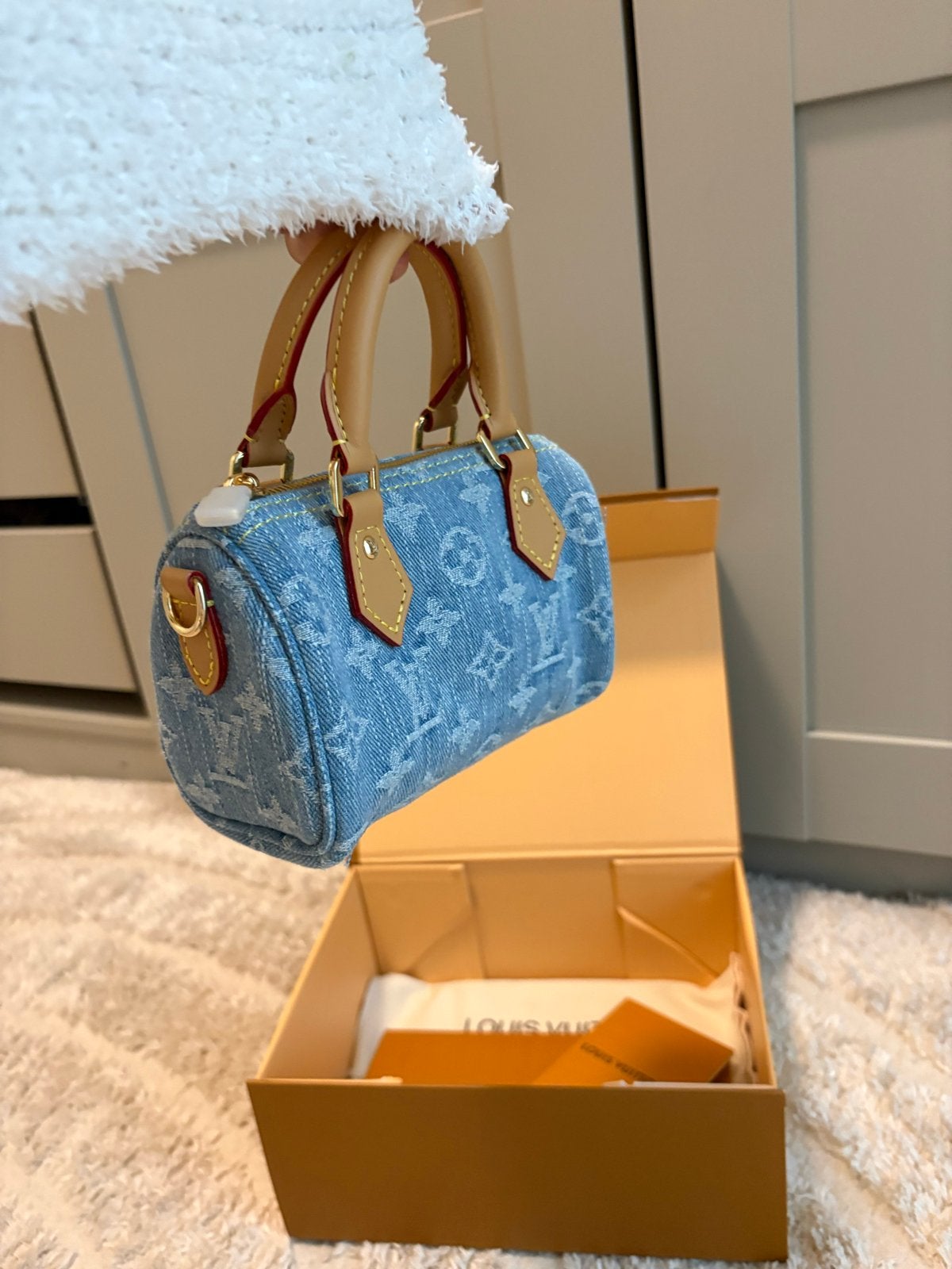 Speedy tas - Nieuw met doos, Ophalen of Verzenden, Nieuw, Blauw, Handtas