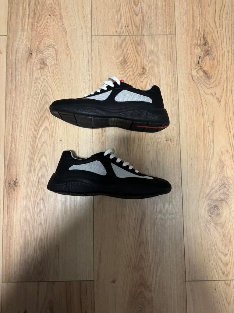 Prada american cups zwart wit, Ophalen, Nieuw, Zwart