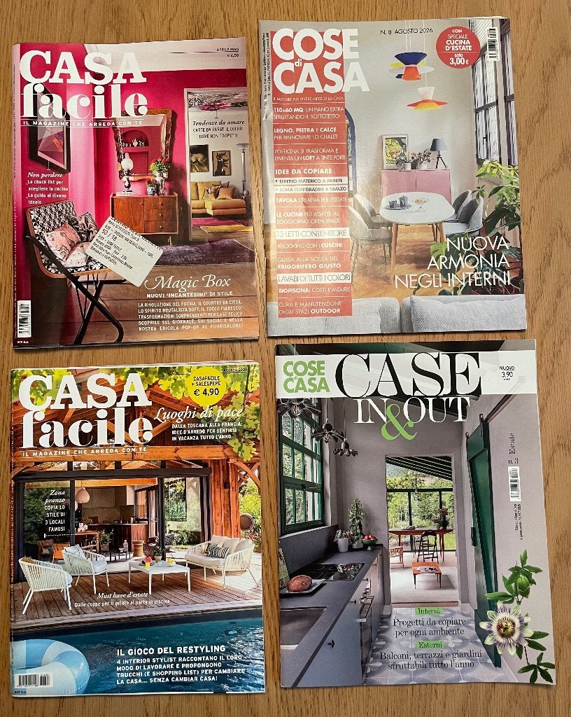 Casa Facile & Cose di Casa - Italiaanse woontijdschriften, Ophalen of Verzenden, Zo goed als nieuw, Overige typen