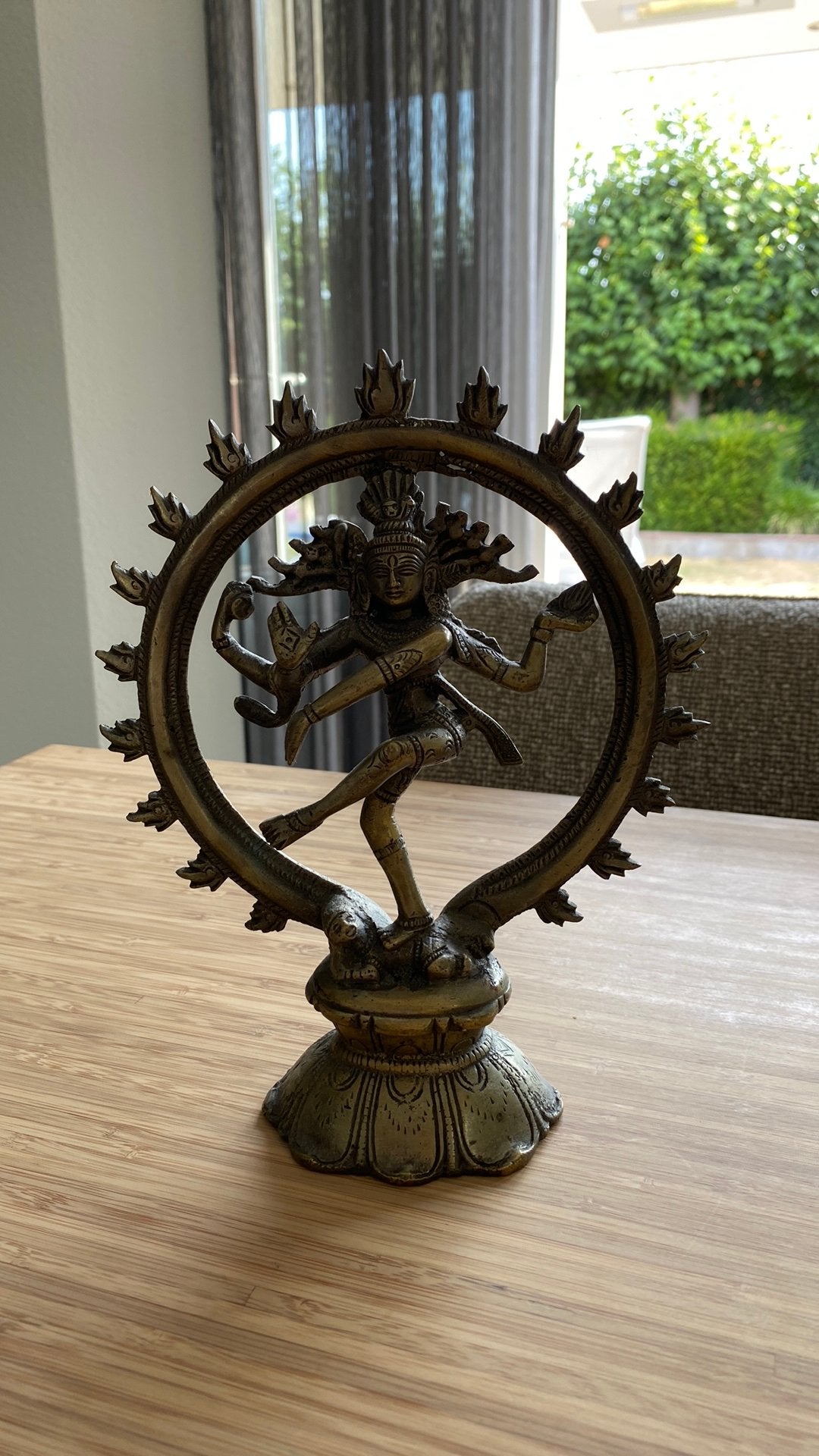 Beeldje Shiva Nataraja (metaal) OPHALEN, Ophalen, Zo goed als nieuw, Religie