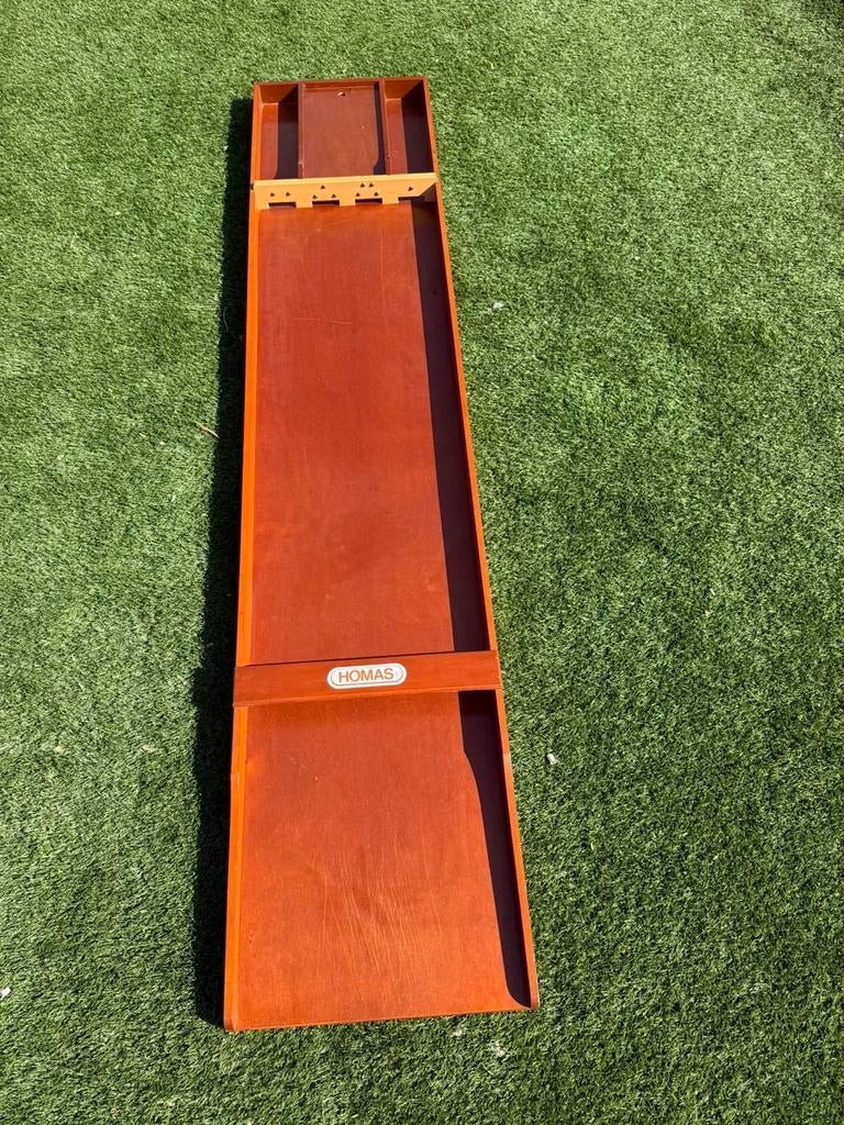 Sjoelbak S40 2 meter Homas wedstrijdbak, Hobby en Vrije tijd, Gezelschapsspellen | Overige, Ophalen, Zo goed als nieuw