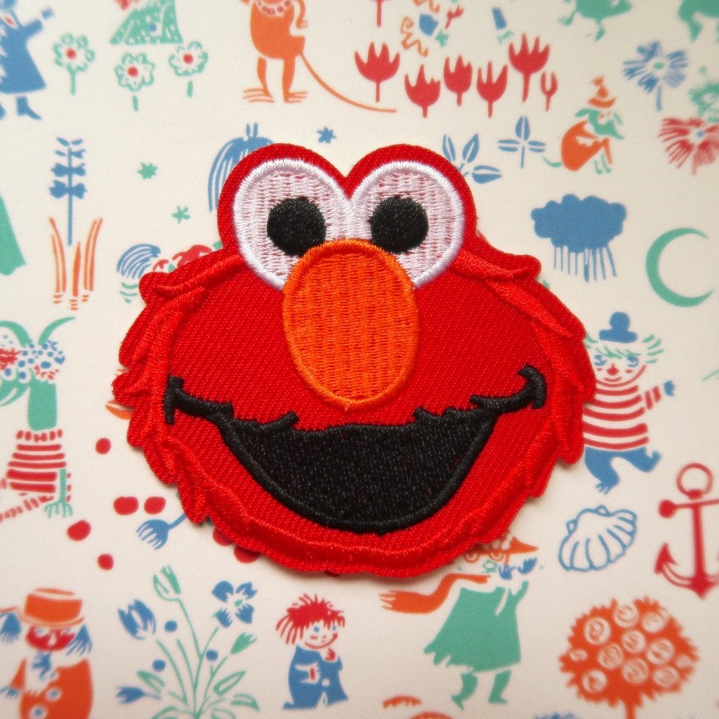 Elmo van Sesamstraat opstrijkplaatje patch badge applicatie, Verzenden, Nieuw, Overige applicaties
