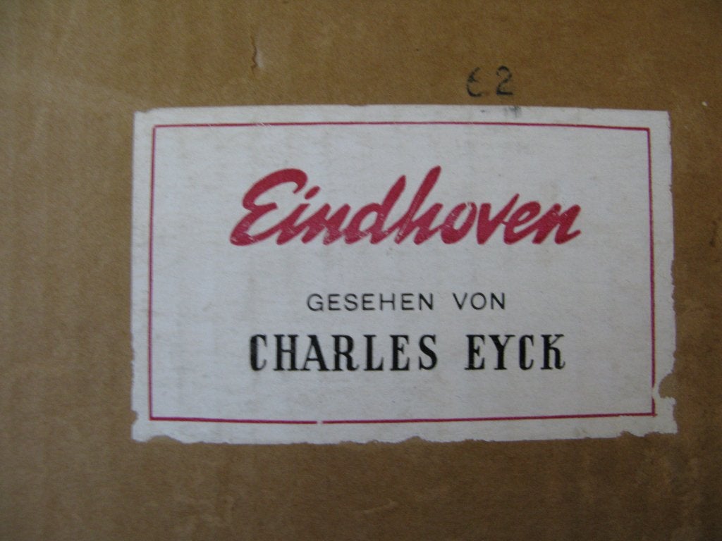 Eindhoven gesehen von Charles Eyck 1948 wederopbouw compleet, Boeken, Gelezen, Charles Eyck, Ophalen of Verzenden, Schilder- en Tekenkunst