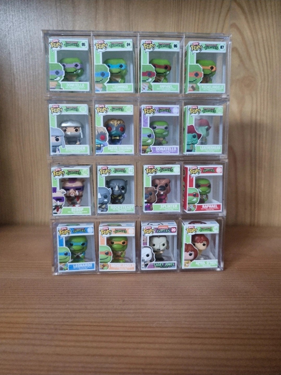 funko bitty pop ninja turtles compleet serie, Verzamelen, Poppetjes en Figuurtjes, Ophalen of Verzenden, Zo goed als nieuw