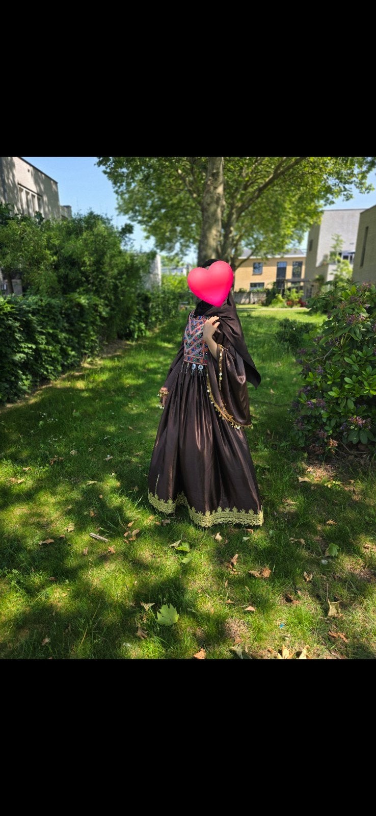 Afghaanse jurk, Kleding | Dames, Ophalen of Verzenden, Zo goed als nieuw, Maat 38/40 (M), Boven de knie