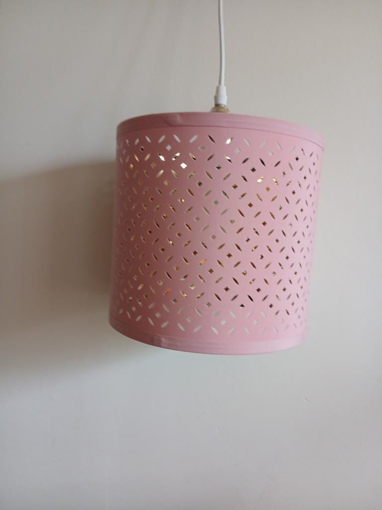 Roze   Nymo   lamp v   kinderkamer  bv  25 cm diagonaal, Overige materialen, Romantisch, Ophalen of Verzenden, Zo goed als nieuw