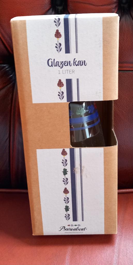Glazen kan Boerenbont, Overige typen, Nieuw, Ophalen of Verzenden, Glas