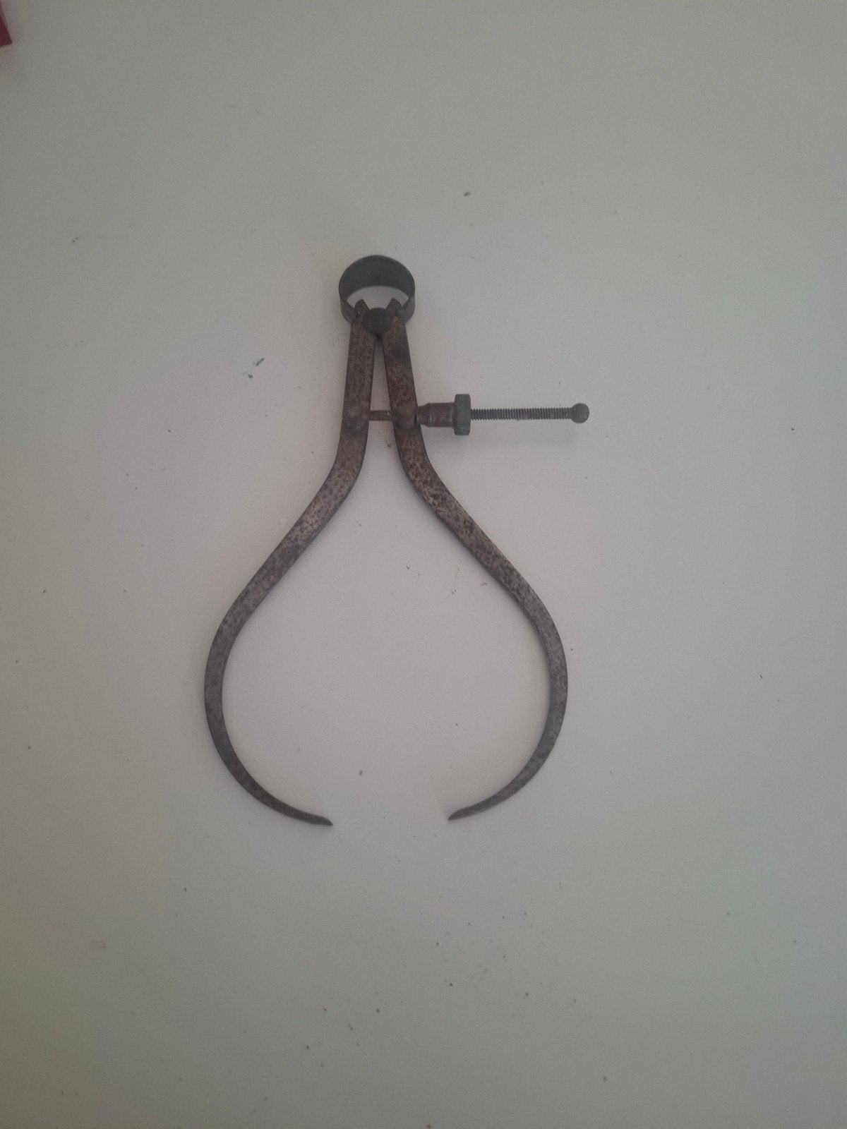 Antieke krompasser - Vintage meetgereedschap, Antiek en Kunst, Antiek | Gereedschap en Instrumenten, Ophalen of Verzenden