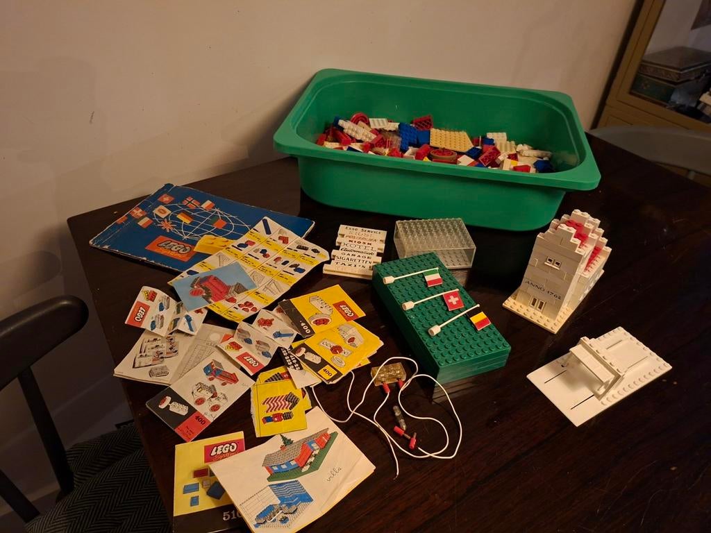 Lego partij jaren 50 met set 309, Ophalen of Verzenden, Gebruikt, Complete set
