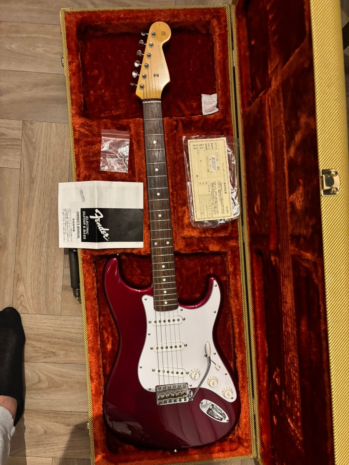 Fender Stratocaster japan, Ophalen, Zo goed als nieuw