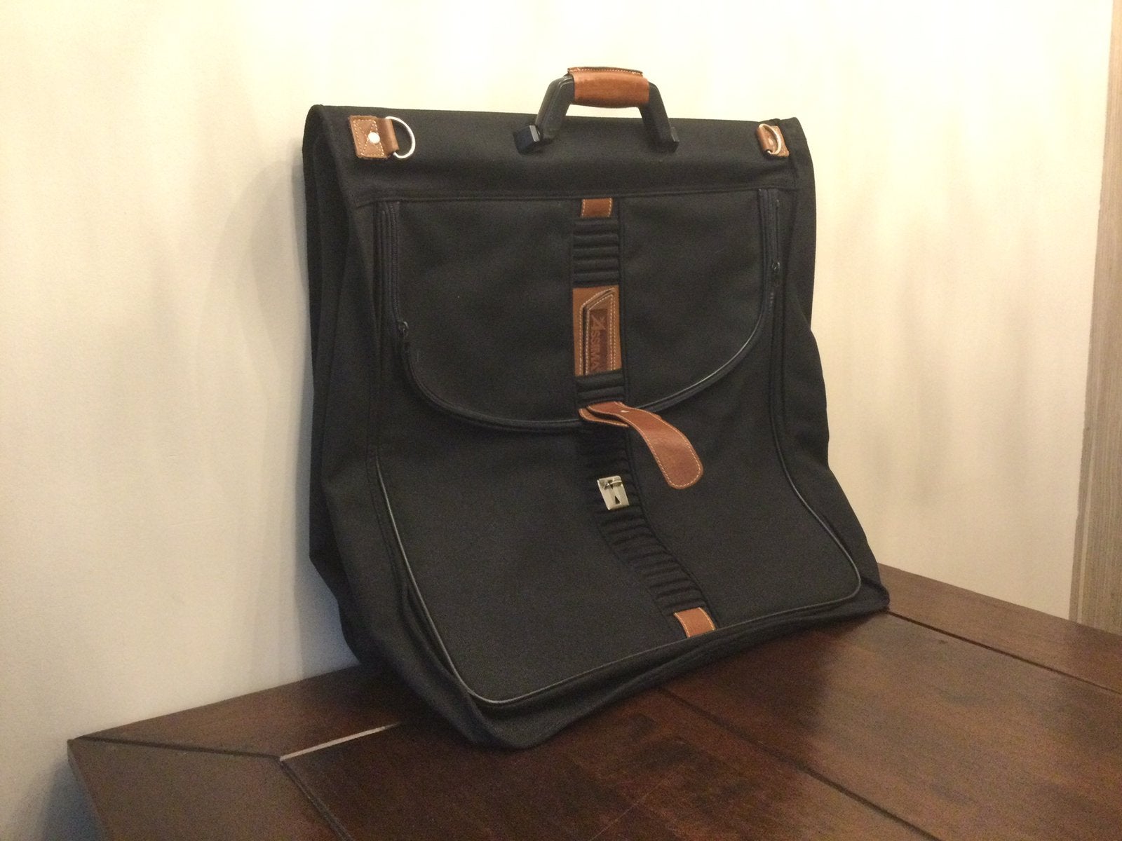 Hang kleding tas/zak “Assima”, Ophalen, Zo goed als nieuw, Zwart