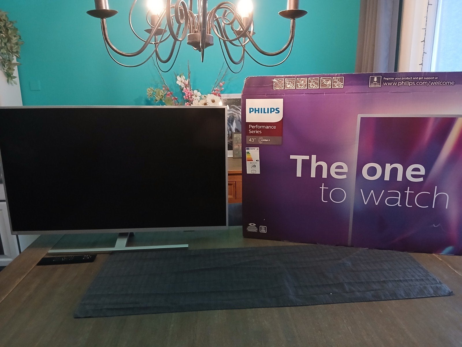 Philips 43PUS8505/12 4K UHD LED Android TV Ambilight 109CM., Philips, LED, 50 Hz, Ophalen of Verzenden