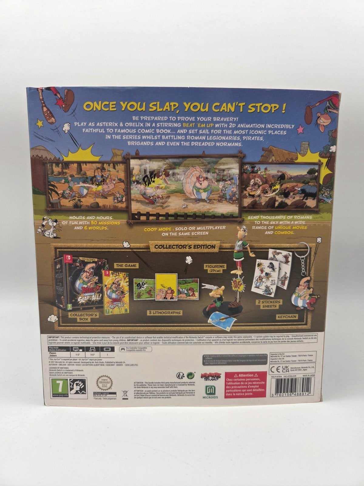 Asterix & Obelix Slap Them All! Collector's Edition Switch, Microids, 57-59 Rue Gaston Tessier, 75019 Parijs, Frankrijk, Nieuw