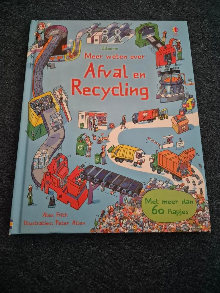 Usborne: Meer weten over Afval en Recycling, Ophalen of Verzenden, Zo goed als nieuw, Alex Frith, Non-fictie