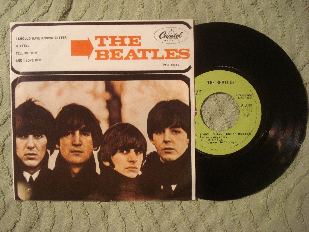 The Beatles 7" Vinyl EP: I should have known better (Mexico), 7 inch, Ophalen of Verzenden, Zo goed als nieuw, EP