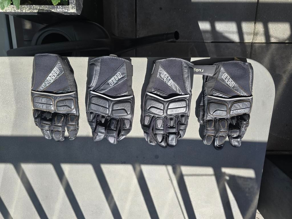 Heren en dames motorhandschoenen, Ophalen, Tweedehands, Dames, Handschoenen