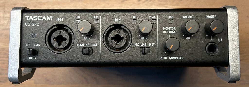 Tascam US-2x2 USB-audio / MIDI interface, Computers en Software, Ophalen of Verzenden, Zo goed als nieuw, Extern, Tascam