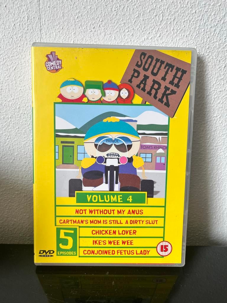 South Park - Volume 4 DVD (5 afleveringen), Vanaf 16 jaar, Ophalen of Verzenden, Gebruikt, Komedie