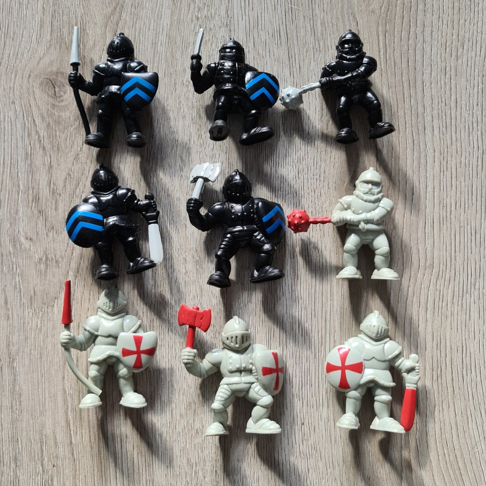 9x Red Box medieval castle knights, Ophalen of Verzenden