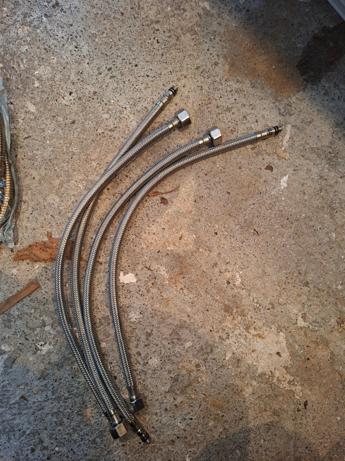 Flexibele kraanslangen 50 cm met 20 mm bout, Nieuw, Ophalen of Verzenden, Minder dan 2 meter, Overige materialen