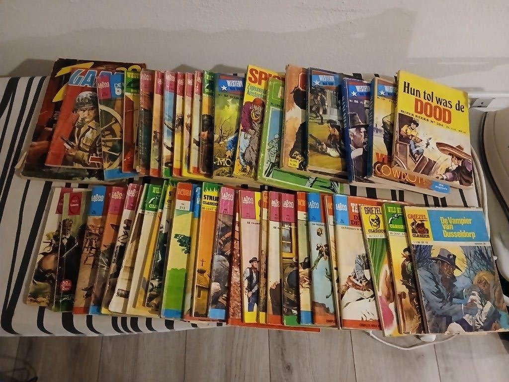 div strippockets lasso/blueberry/victoria/dan cooper/enz, Gelezen, Europa, Diverse auteurs, Ophalen of Verzenden