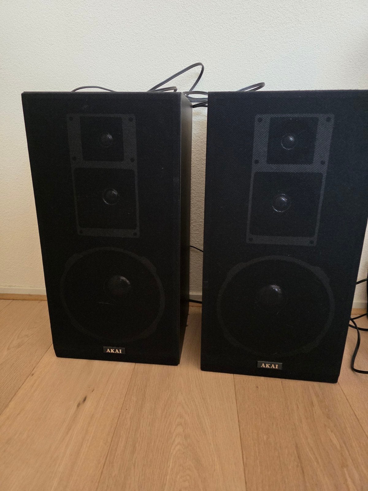 Akai SR-HA1 Luidsprekers - 50 cm hoog, Stereo speakers, Gebruikt, Minder dan 60 watt, Ophalen