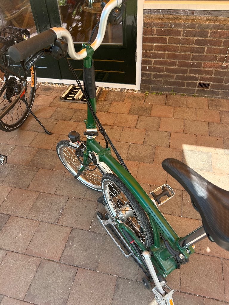 Bromton met twee korte ritjes gebruikt, Fietsen en Brommers, Fietsen | Vouwfietsen, 20 inch of meer, Brompton, Velgrem, Versnellingen